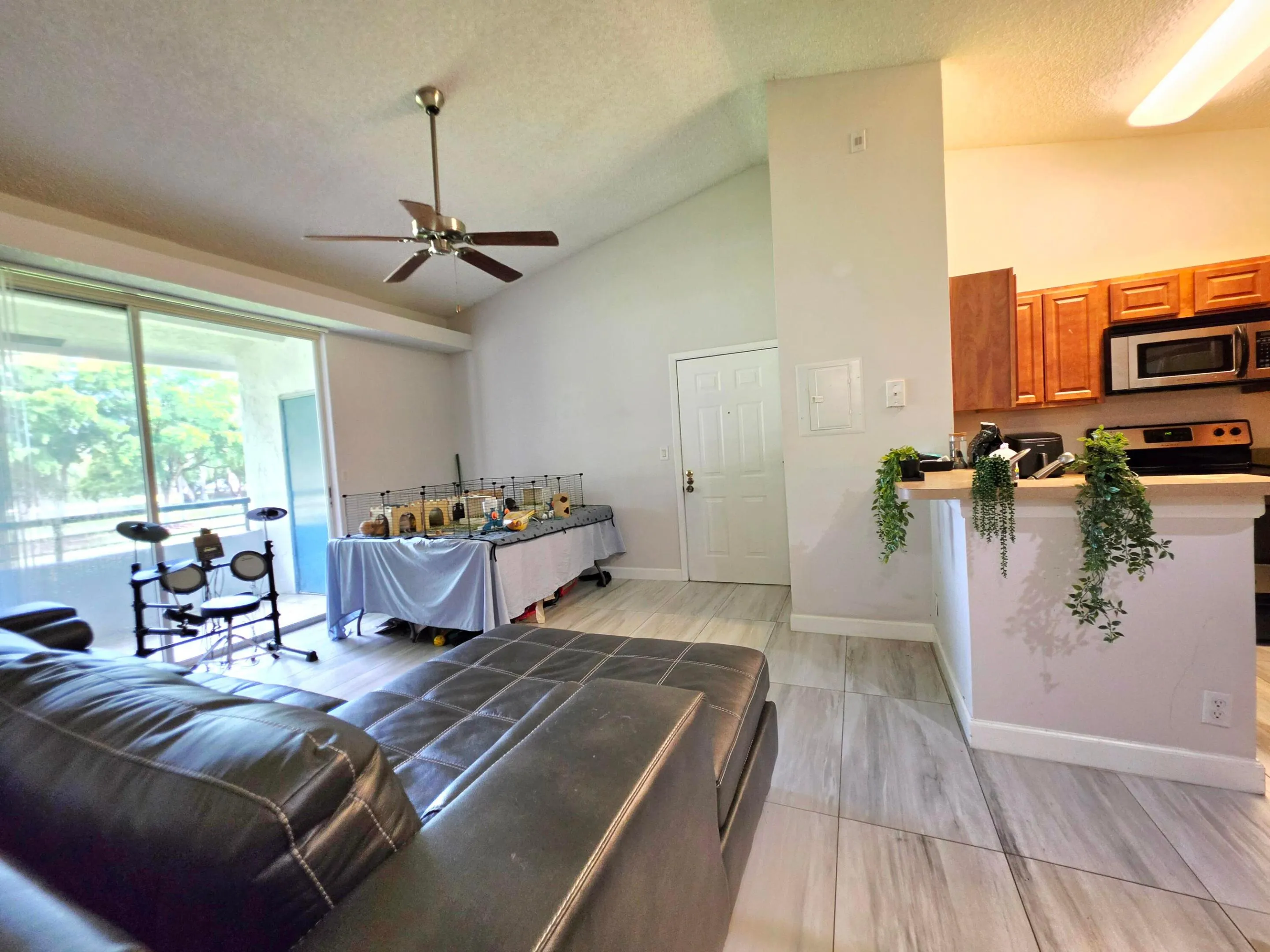 ANOTHER VIEW OF YOUR LIVING AREA & ENTRANCE