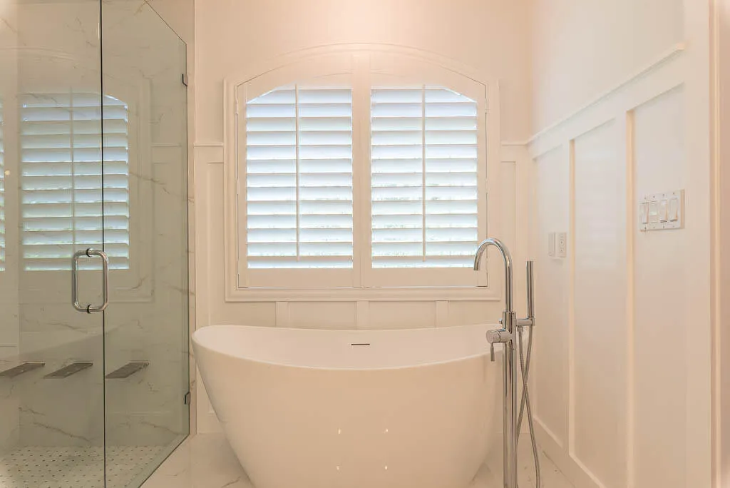 Primary Bathroom with Tub and Shower
