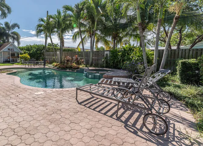 Expansive Pool Deck