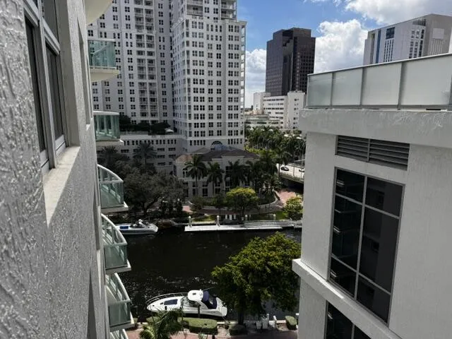 You can see the river to the left from the balcony