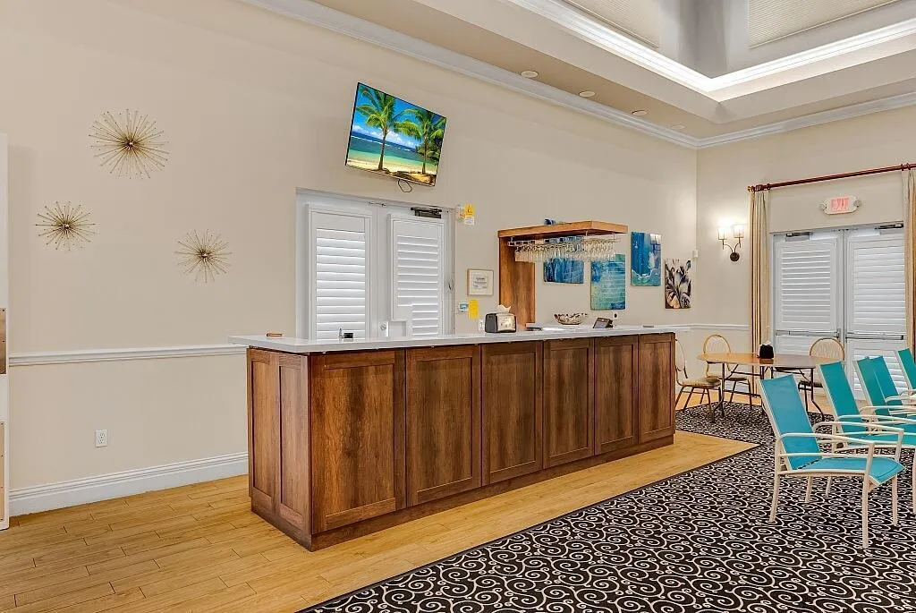 Dining room in Clubhouse