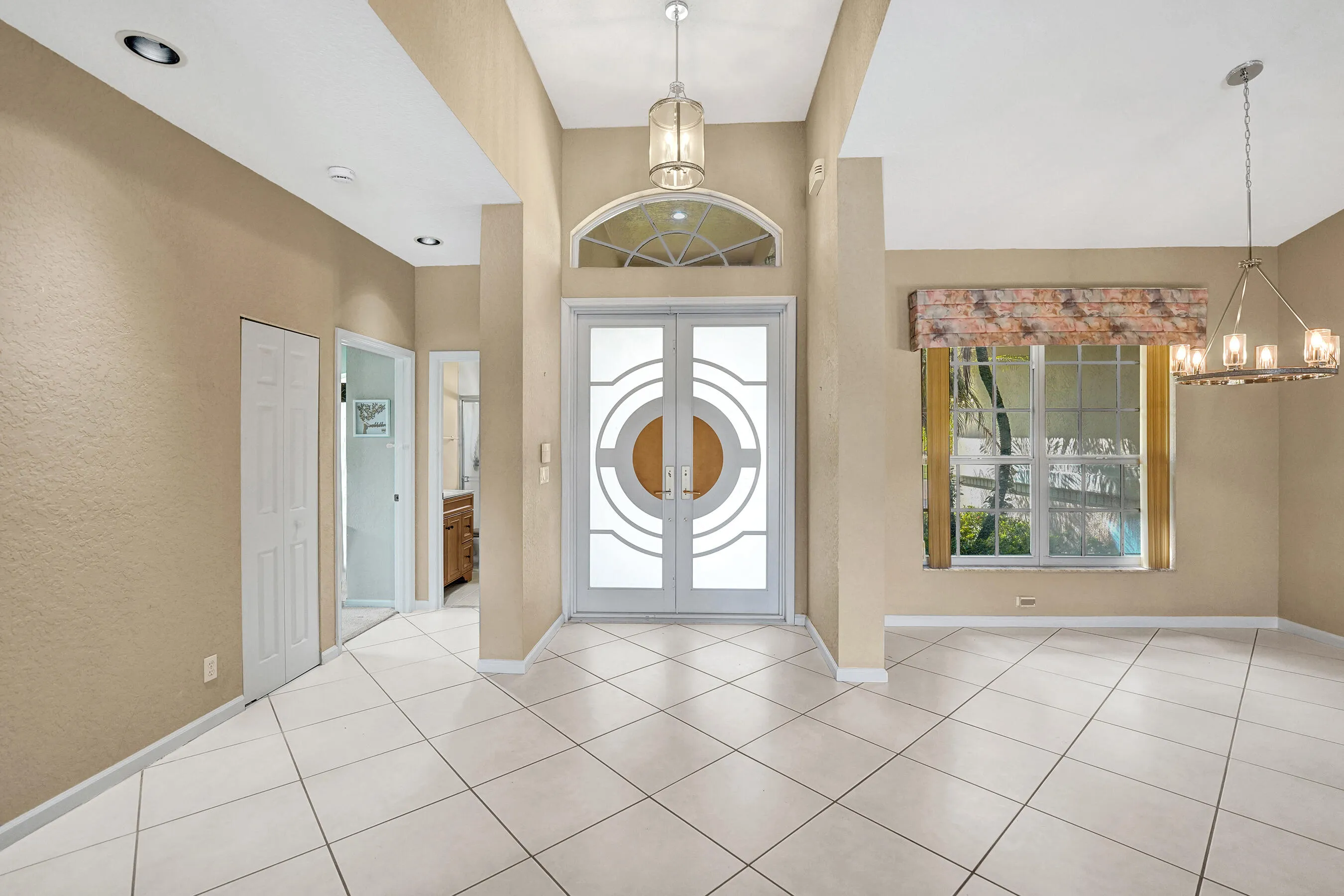 Foyer and dining room