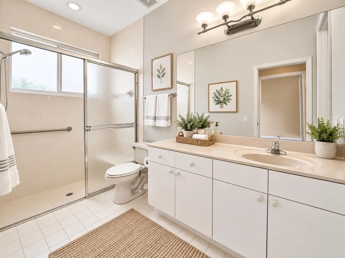Bathroom 4, virtually staged