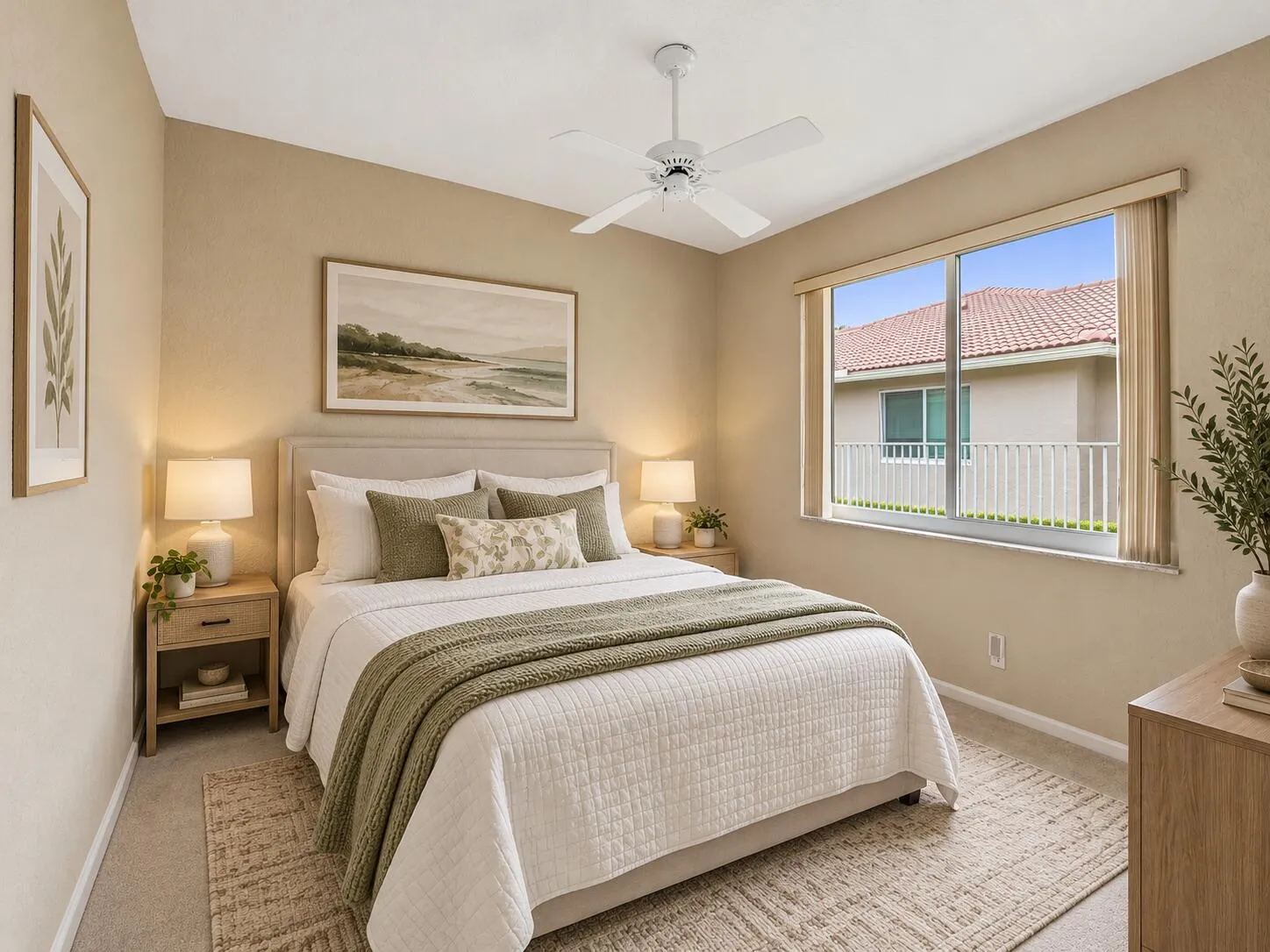 Bedroom 4, virtually staged