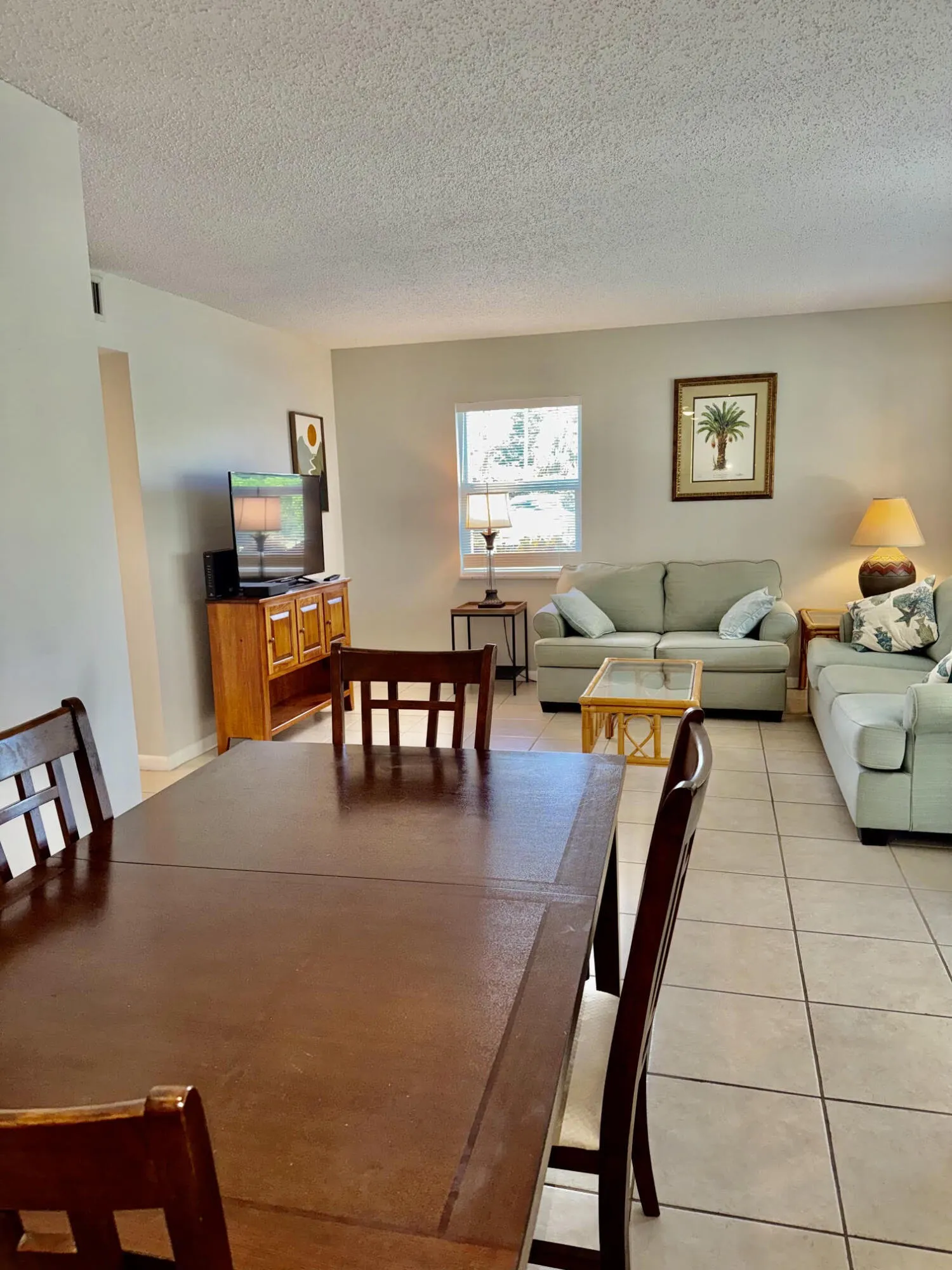 Dining and living room