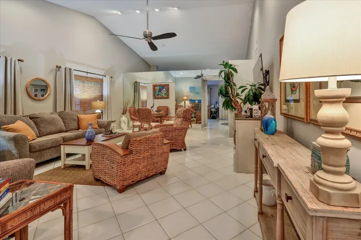 spacious living room