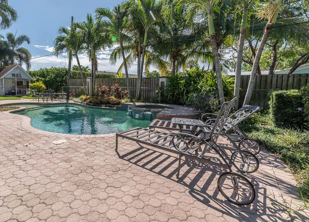 Expansive Pool Deck