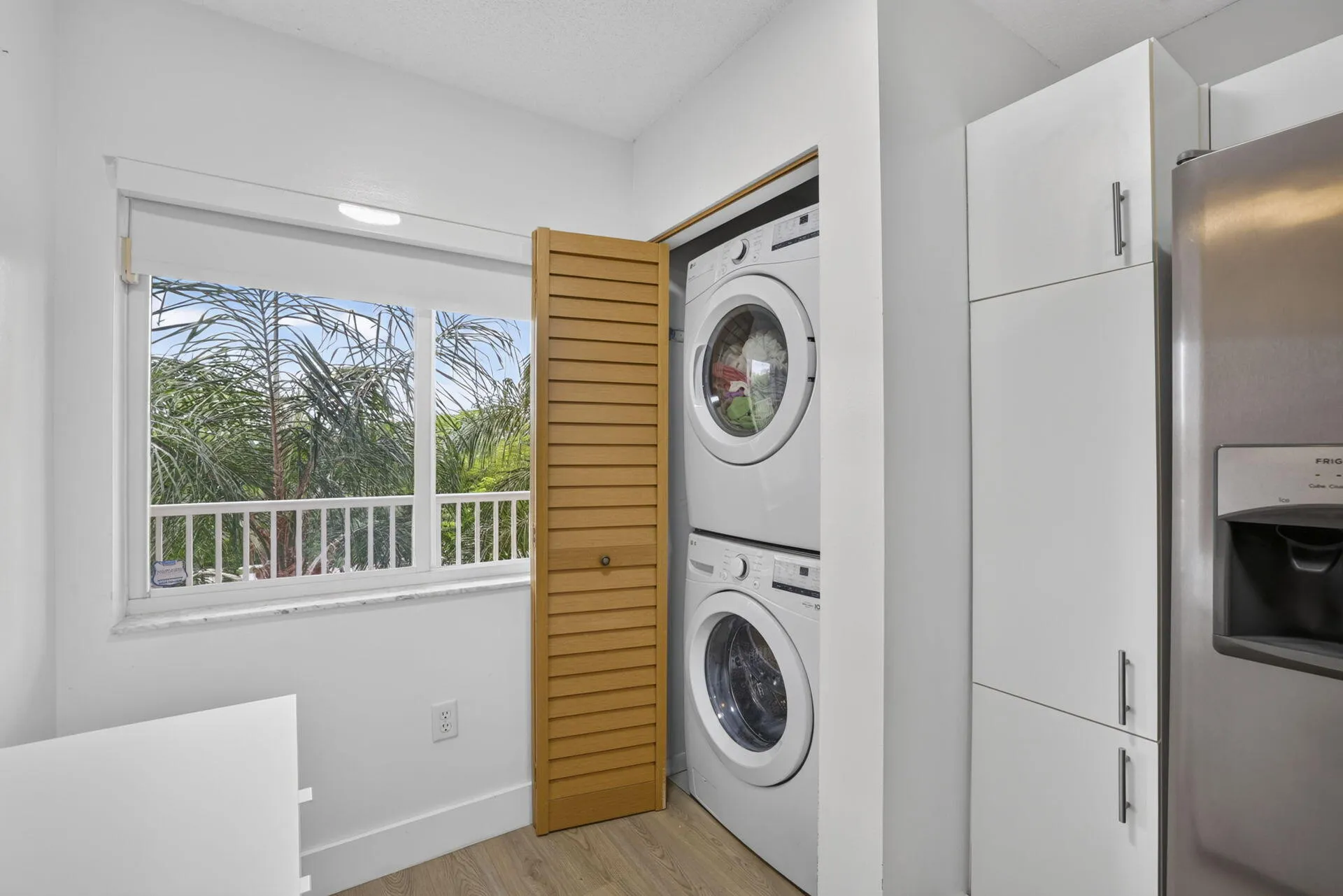 Laundry closet