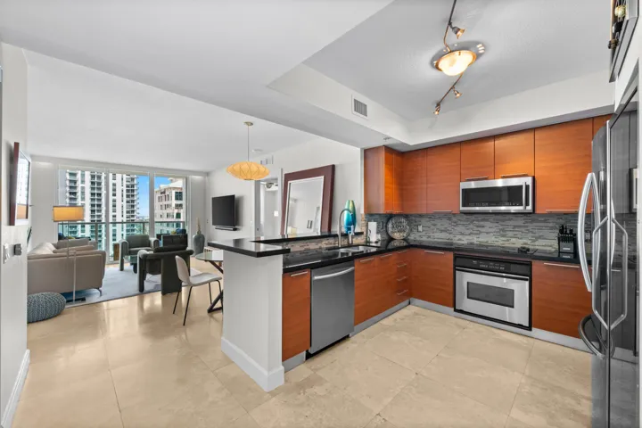 Kitchen & Living Room