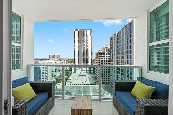 Balcony - east facing