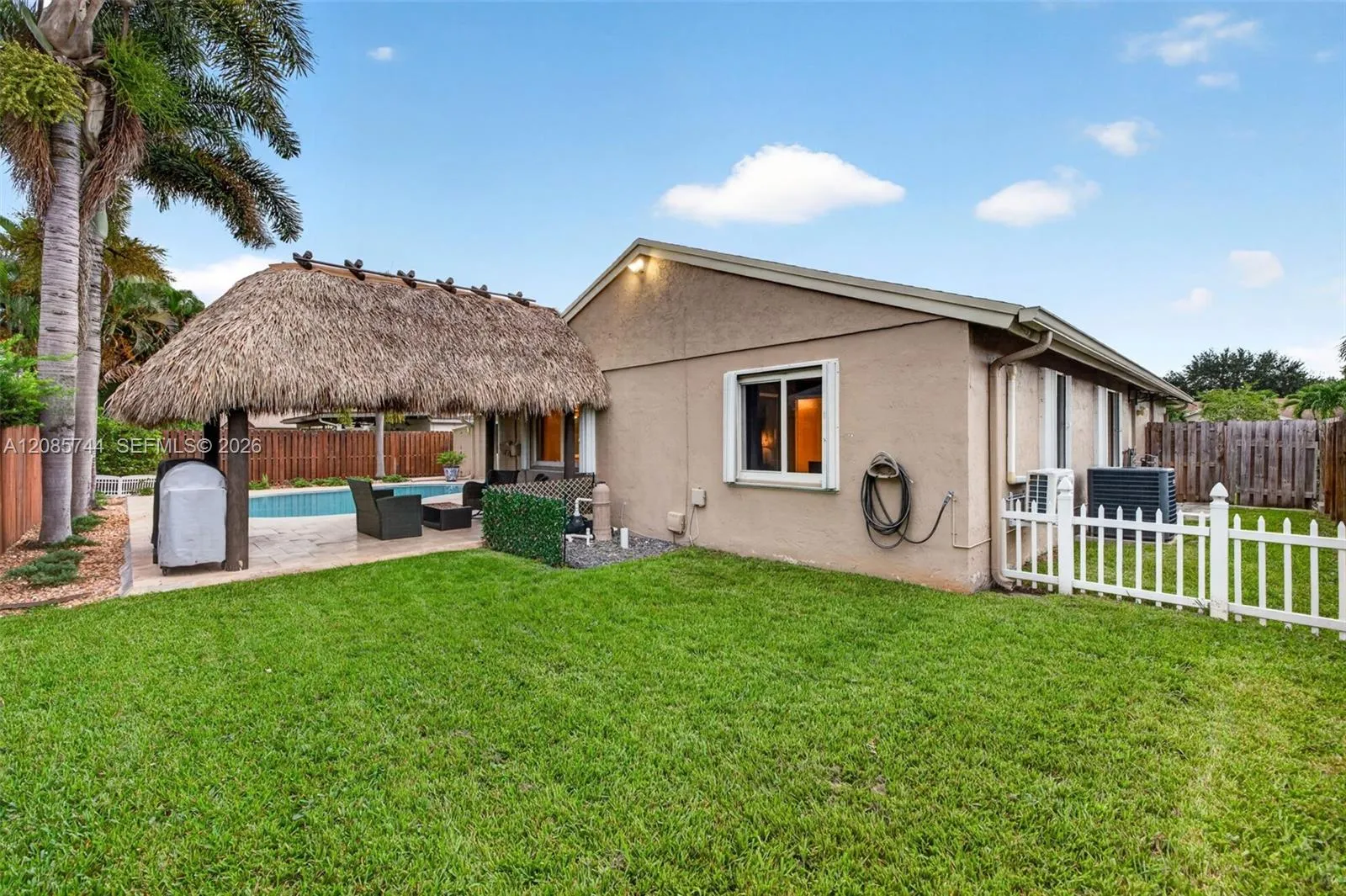 Great side / backyard – and new sprinkler pump Great side / backyard - and new sprinkler pump