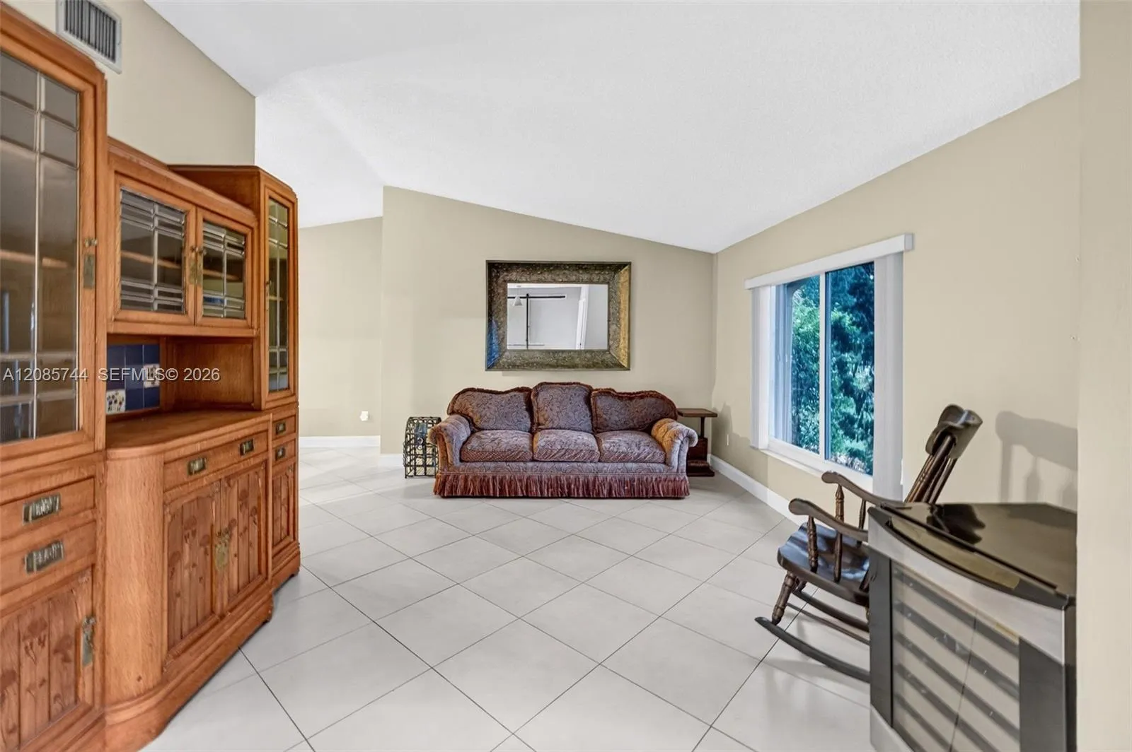 Formal living room overlooks front of house Formal living room overlooks front of house