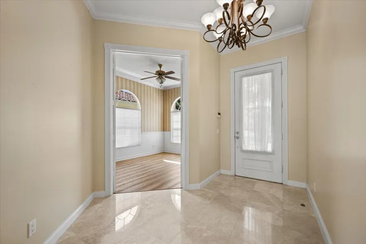 Foyer Entry to Den