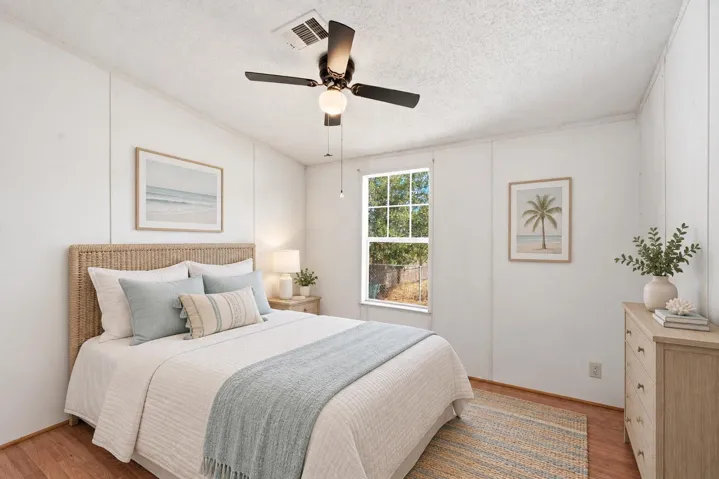 Bedroom three virtually staged