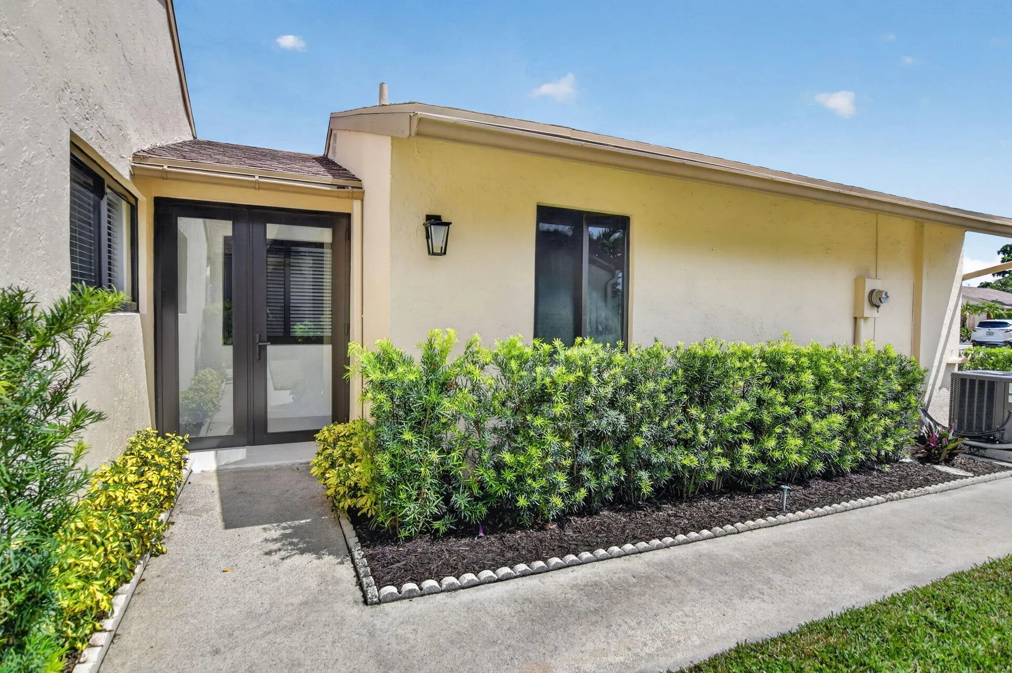 Impact Entry Doors to Breezeway