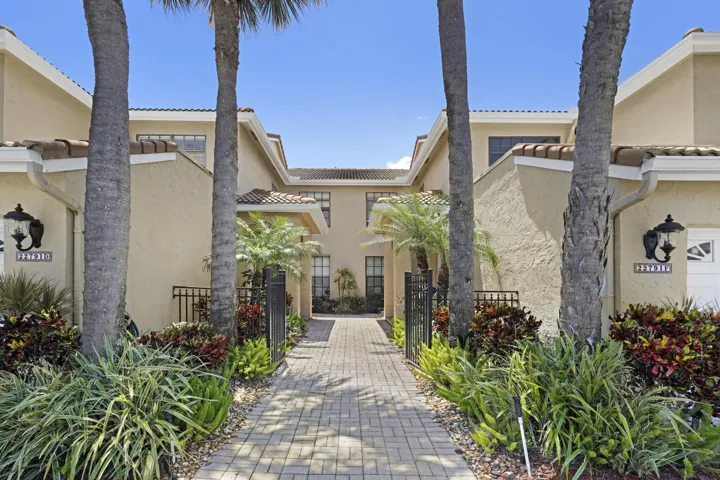 Lush Courtyard Entrance