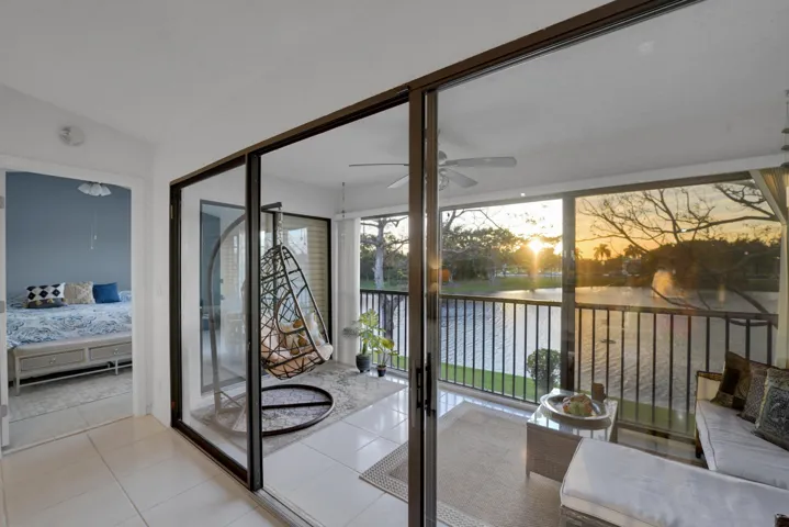 Tranquil Screened & Enclosed Balcony