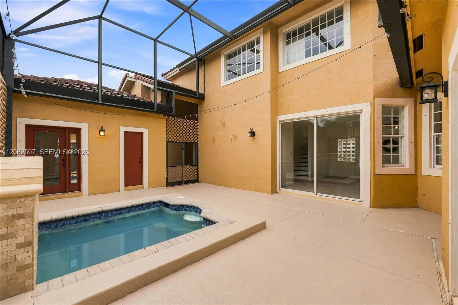 Courtyard looking to In-Law-Suite Door on Left