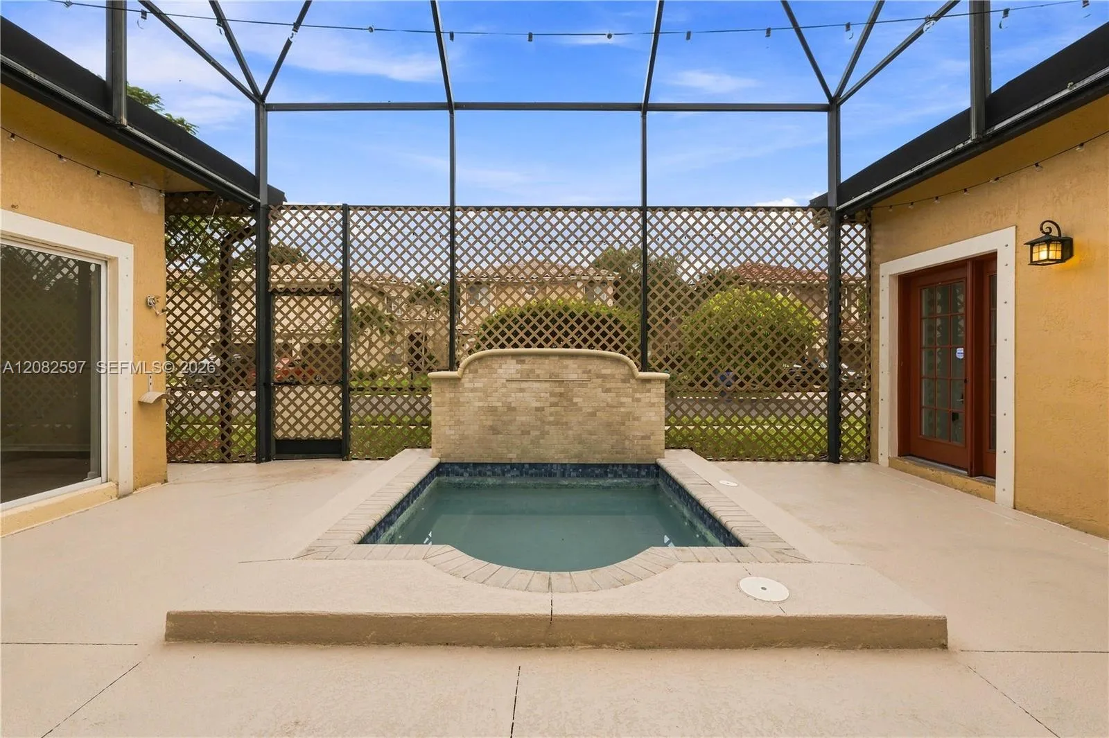 Courtyard looking to In-Law-Suite Door on Left