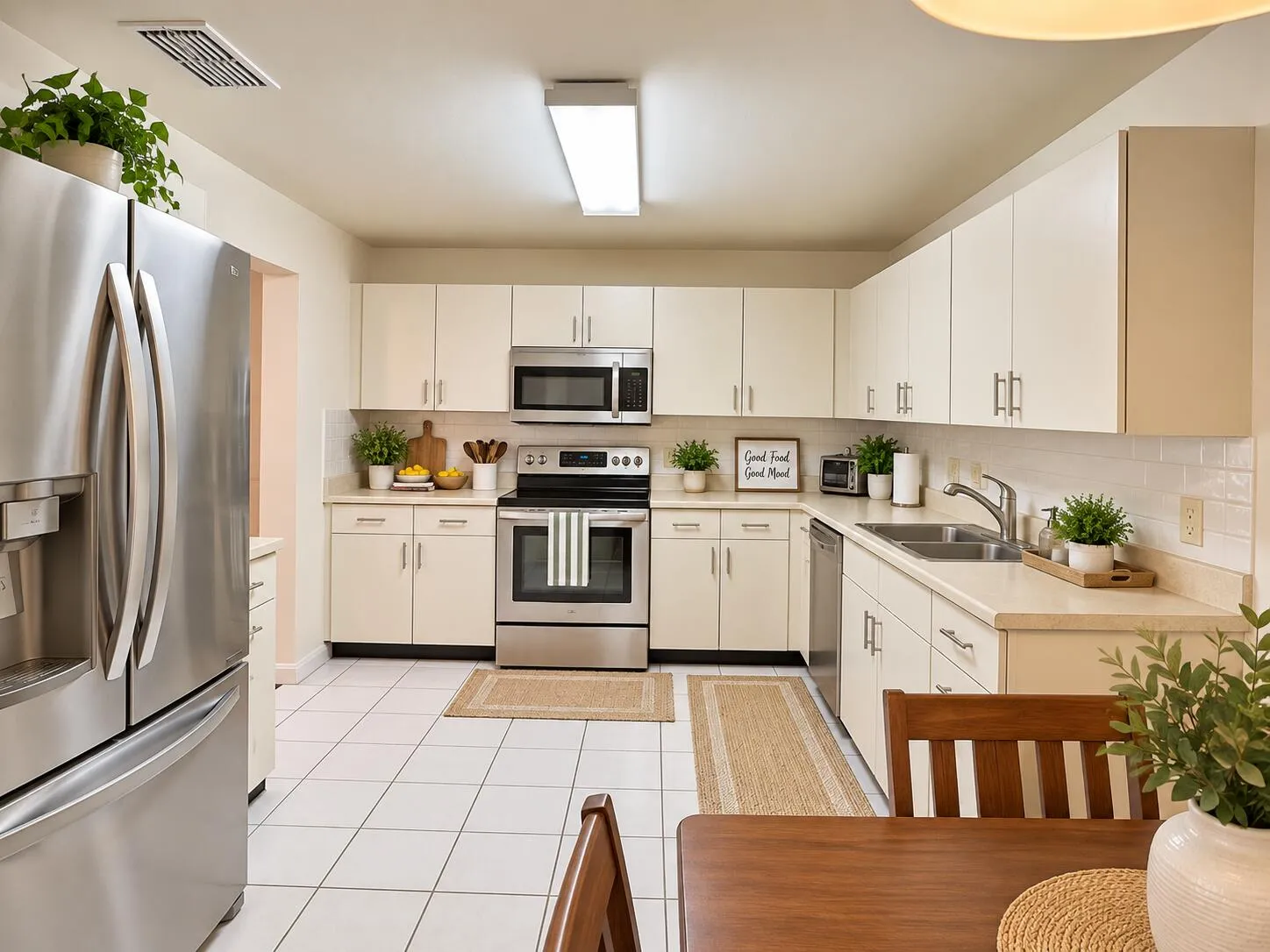 Virtually staged and Enhance image. Original photo included in listing.