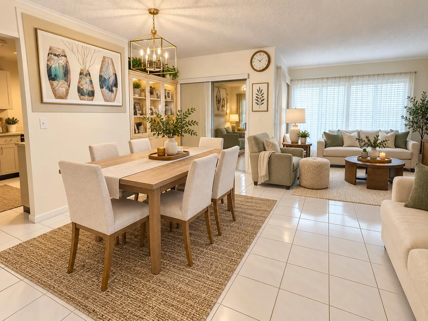 Virtually staged and Enhance image. Original photo included in listing.