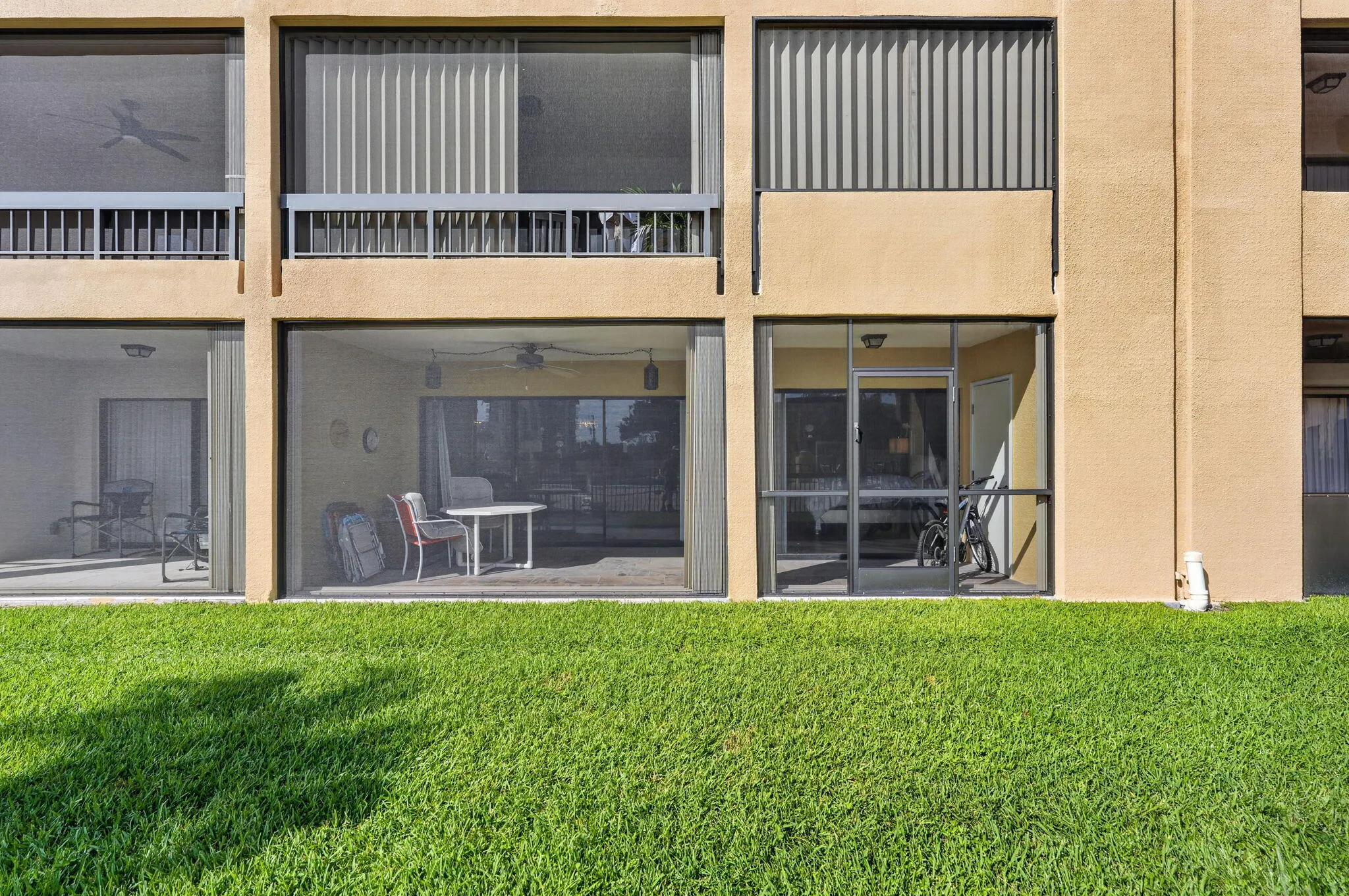 back of the building
