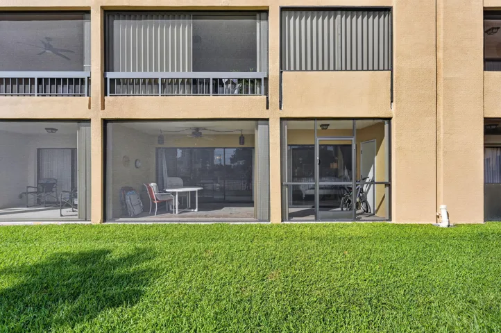 back of the building