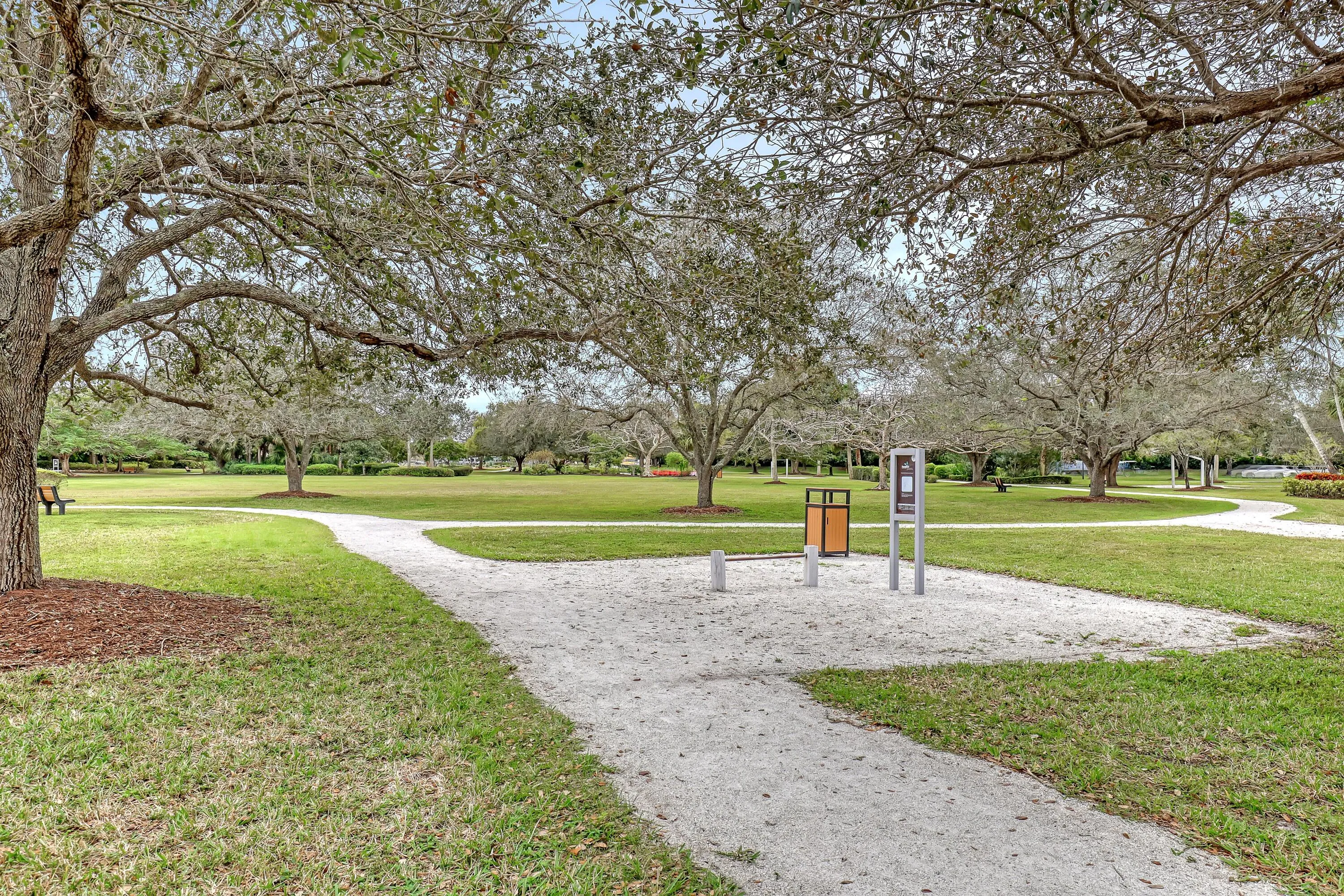 The park is a great place to walk, relax or exercise.
