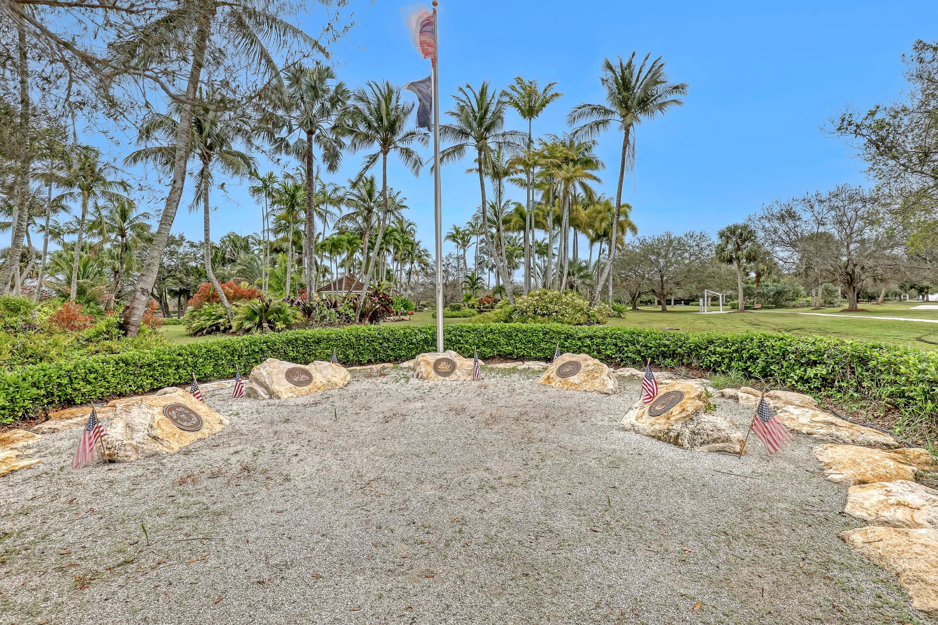 Veterans Memorial at Ave of Masters Park