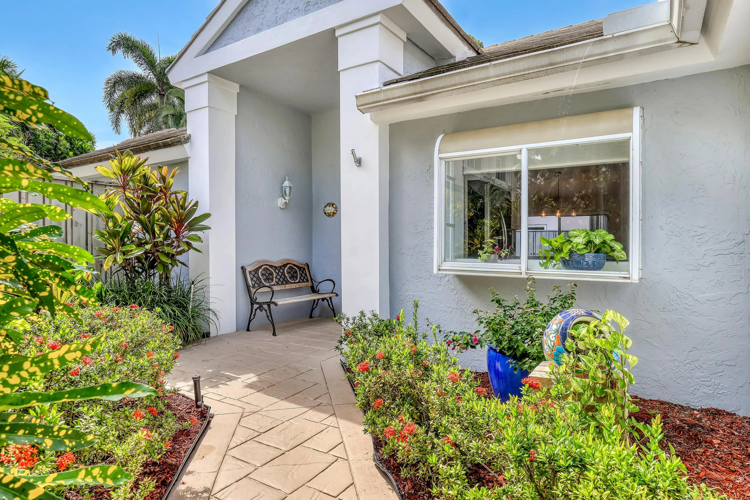 Landscaped Front Walkway