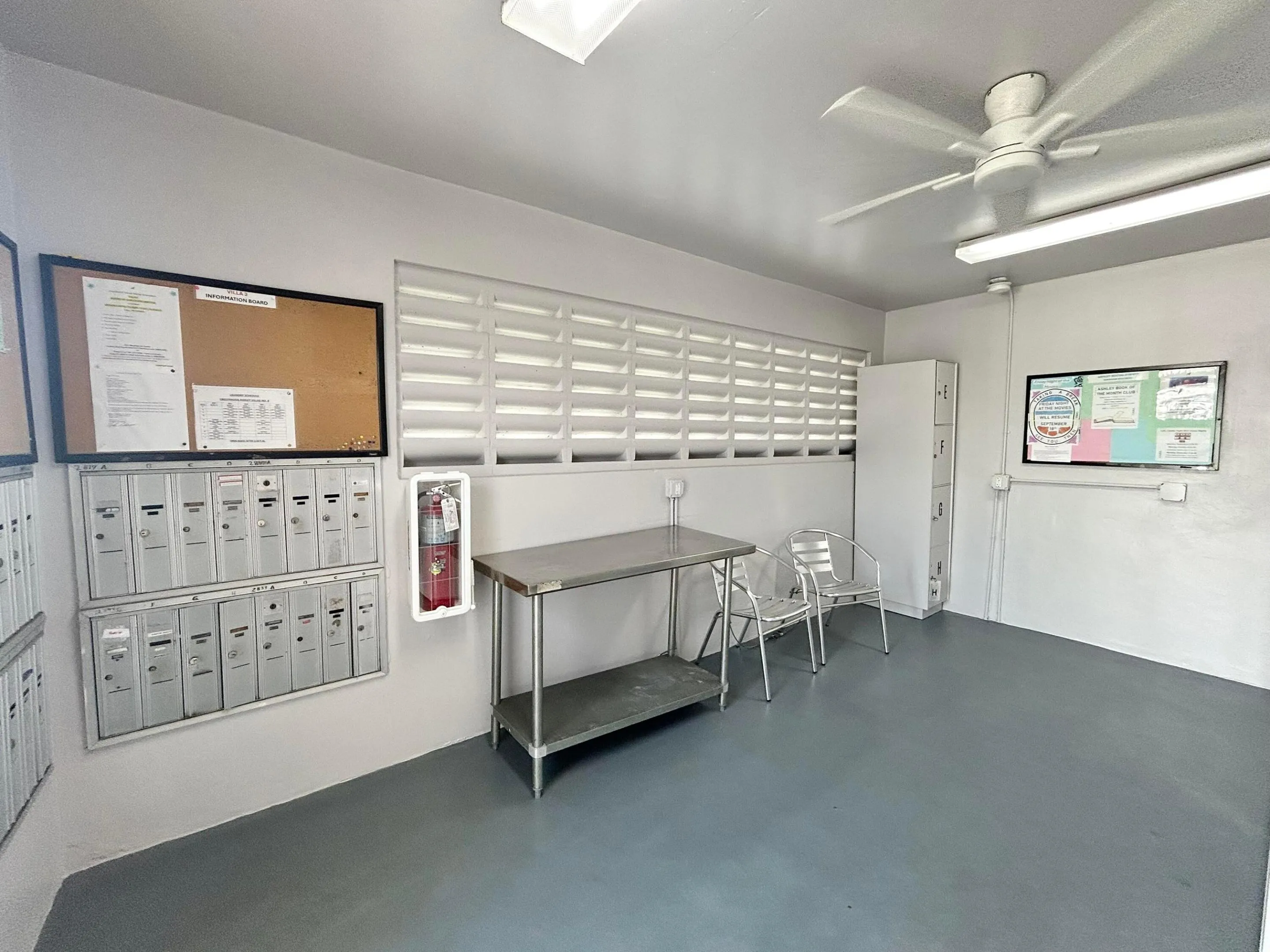 COMMON LAUNDRY/MAILBOXES