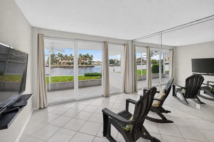 Long Canal View from Living Area