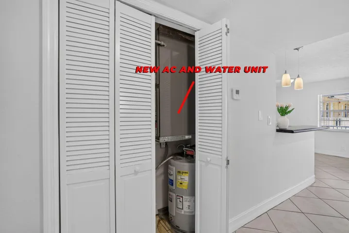 Brand new water heater and new A/C all duct work has been cleaned.