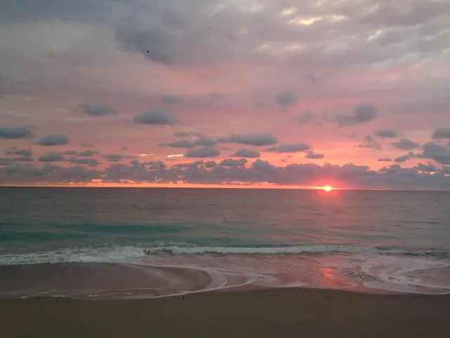Sunrises across the street