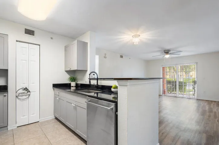Kitchen with pantry