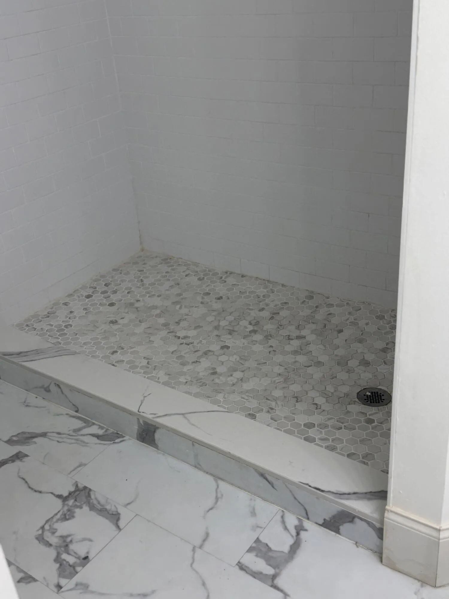 Master shower