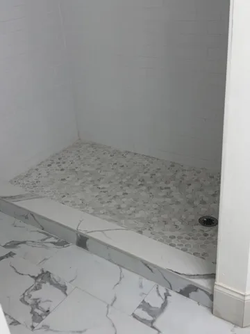 Master shower