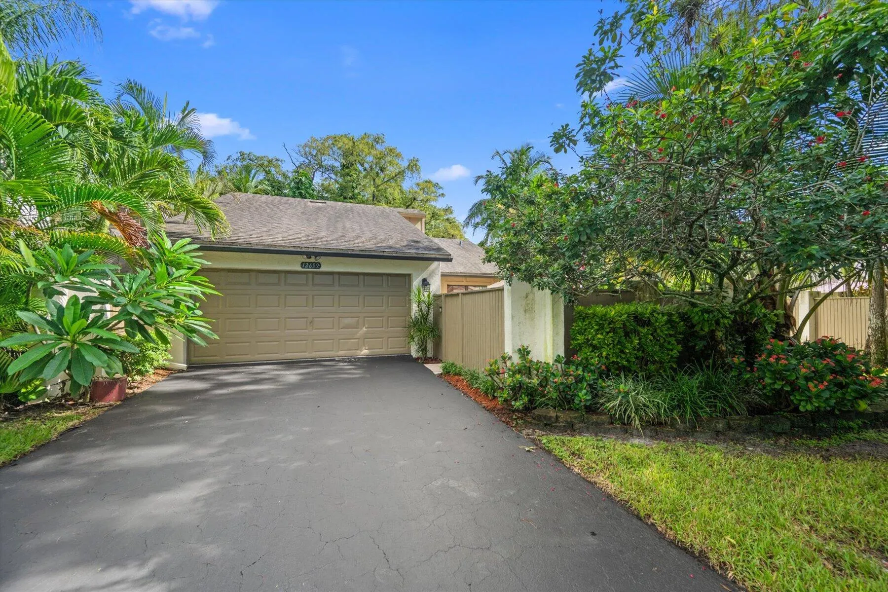 Driveway to Garage