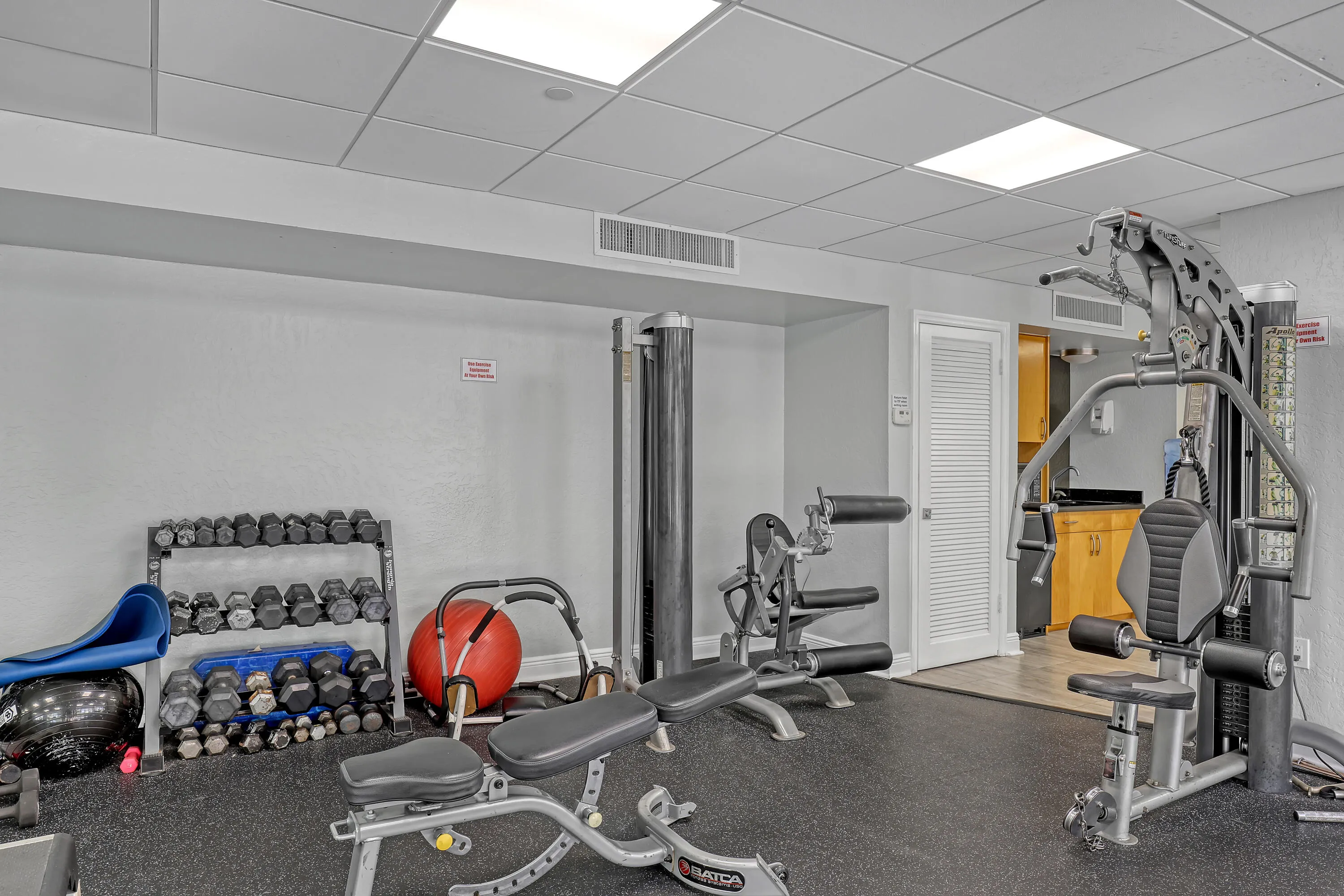 fitness area