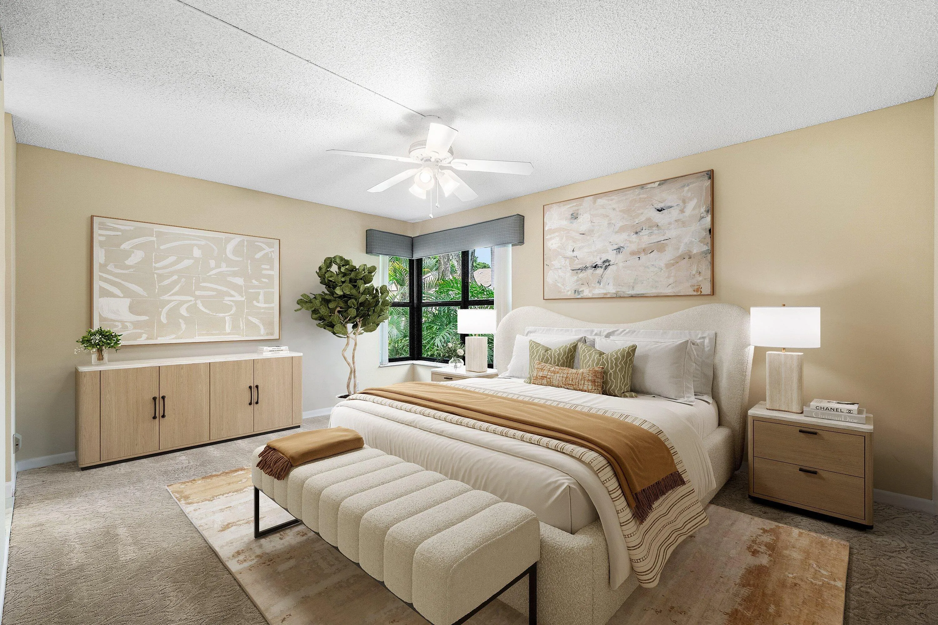 Rendering of Primary Suite