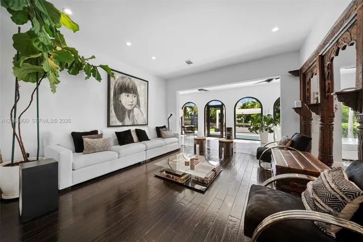 Open living, dining and kitchen — one flowing space, each with its own character
