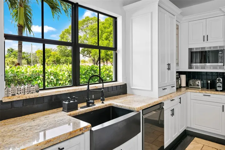 A chef's kitchen integrated into the heart of the home.