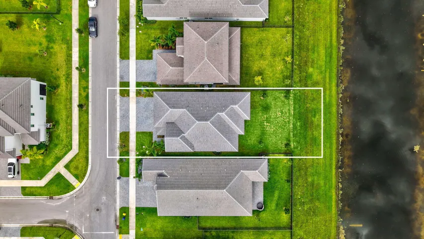 overhead lot view
