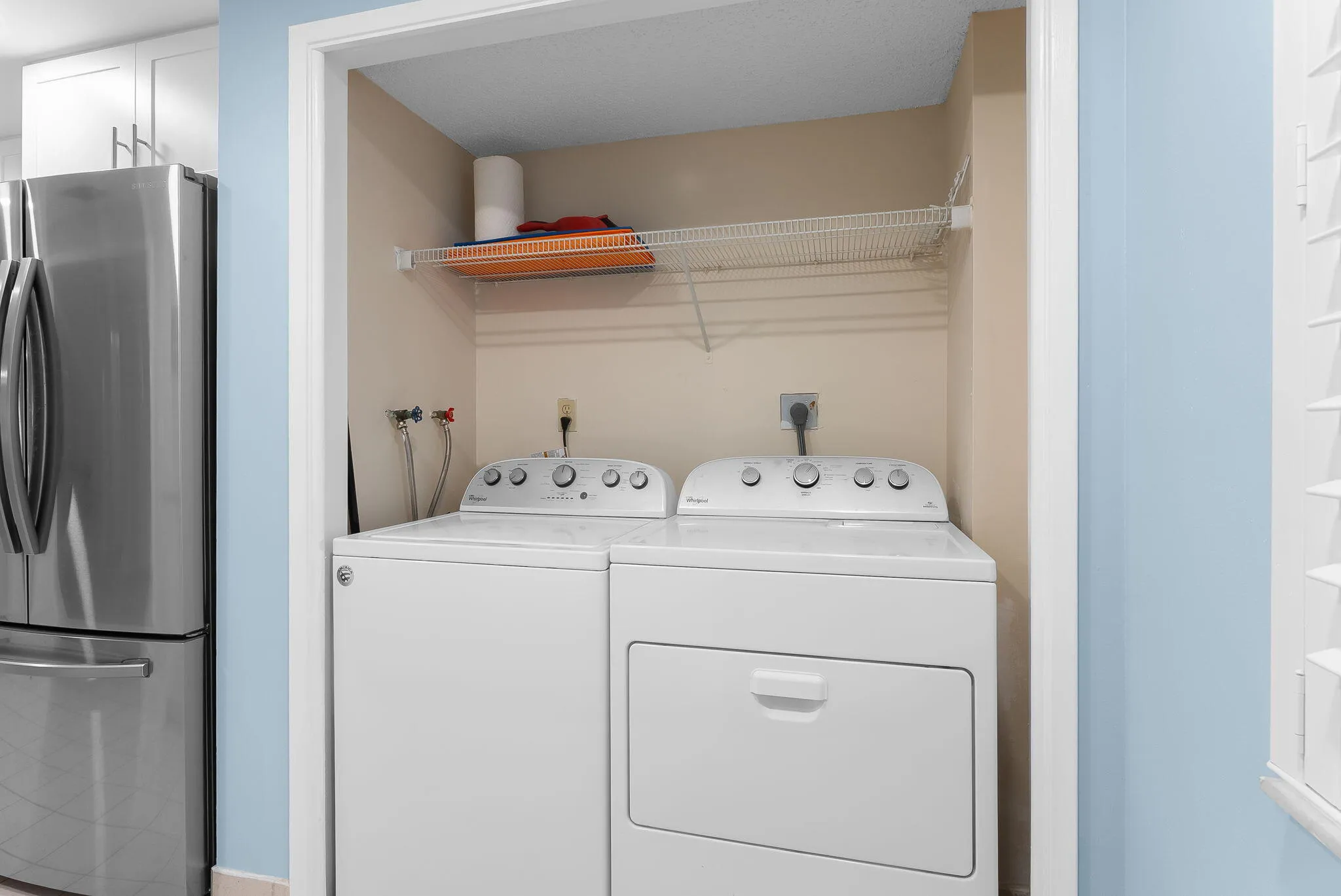 Washer and dryer in unit