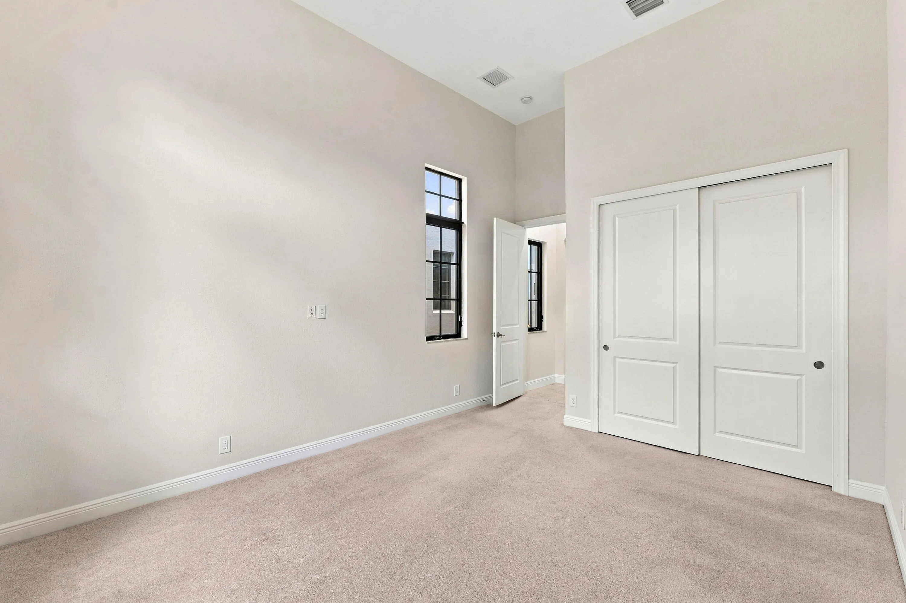 Bedroom featuring fresh paint and spacious layout