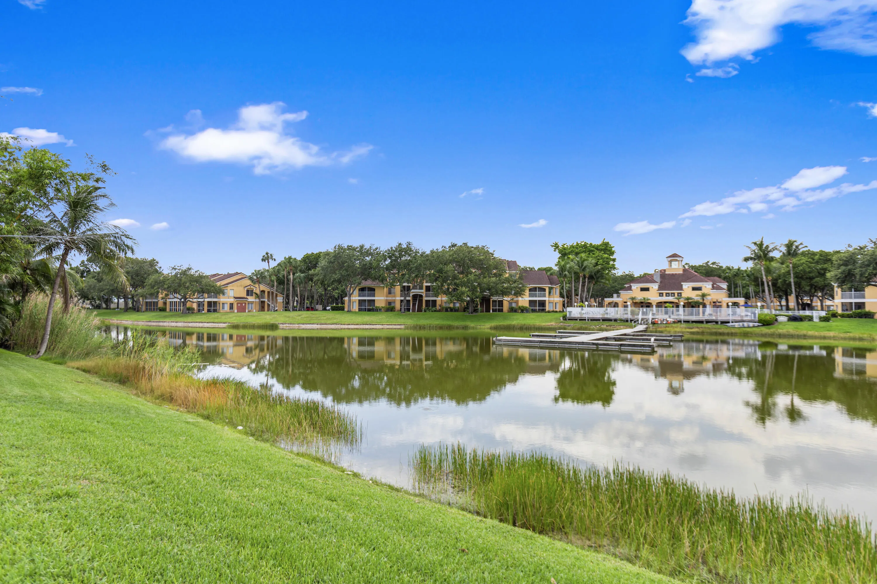 Community lake view
