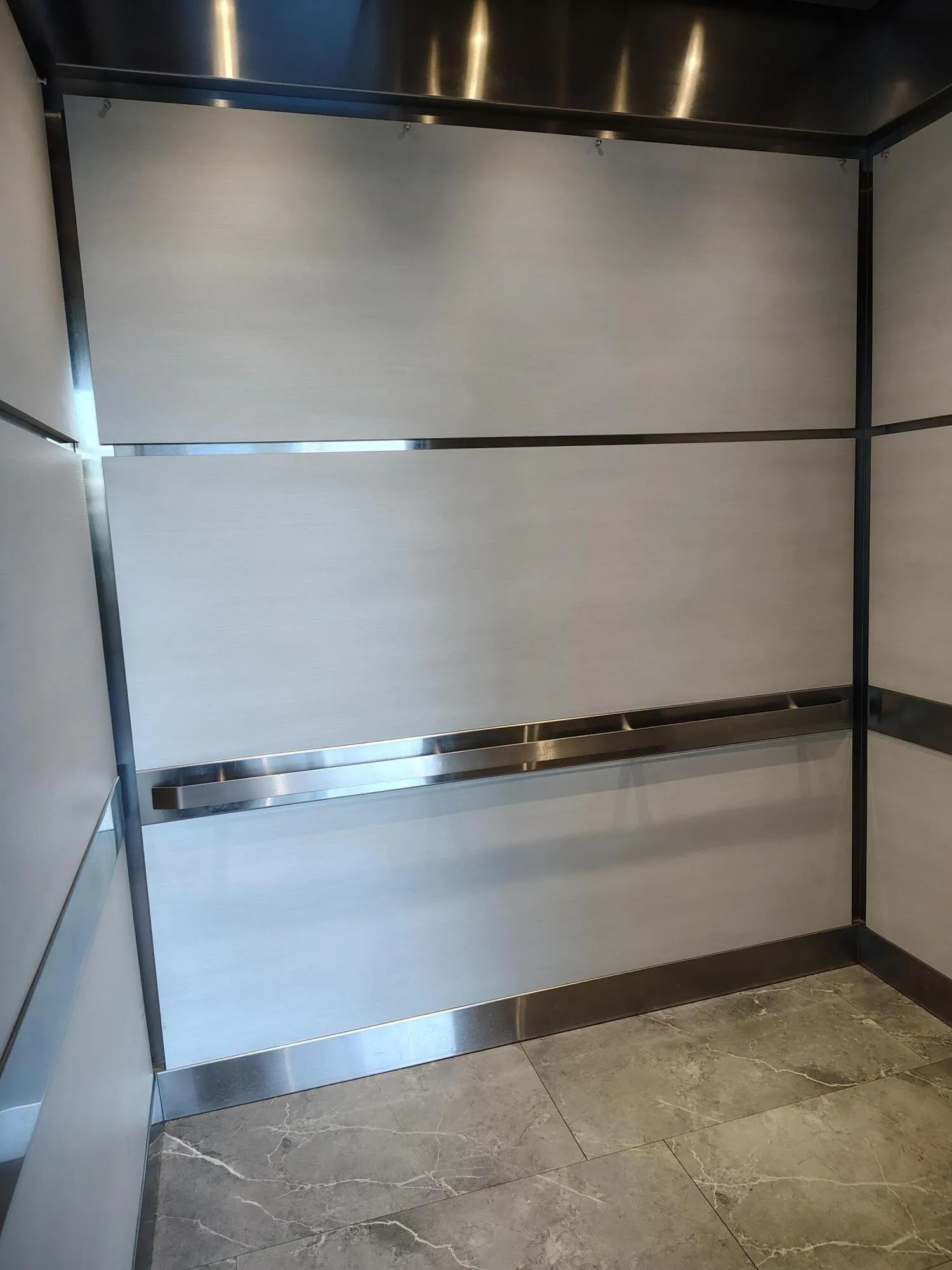Brand New Elevators And Building Roof