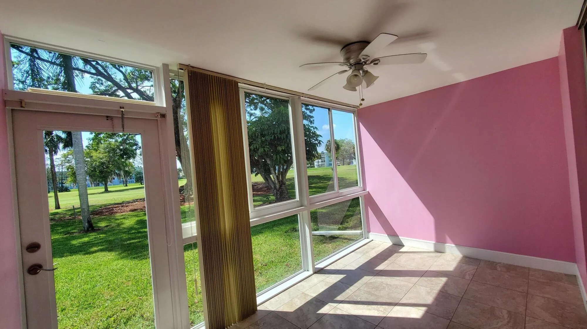 Gorgeous Sun Room with Golf Course View