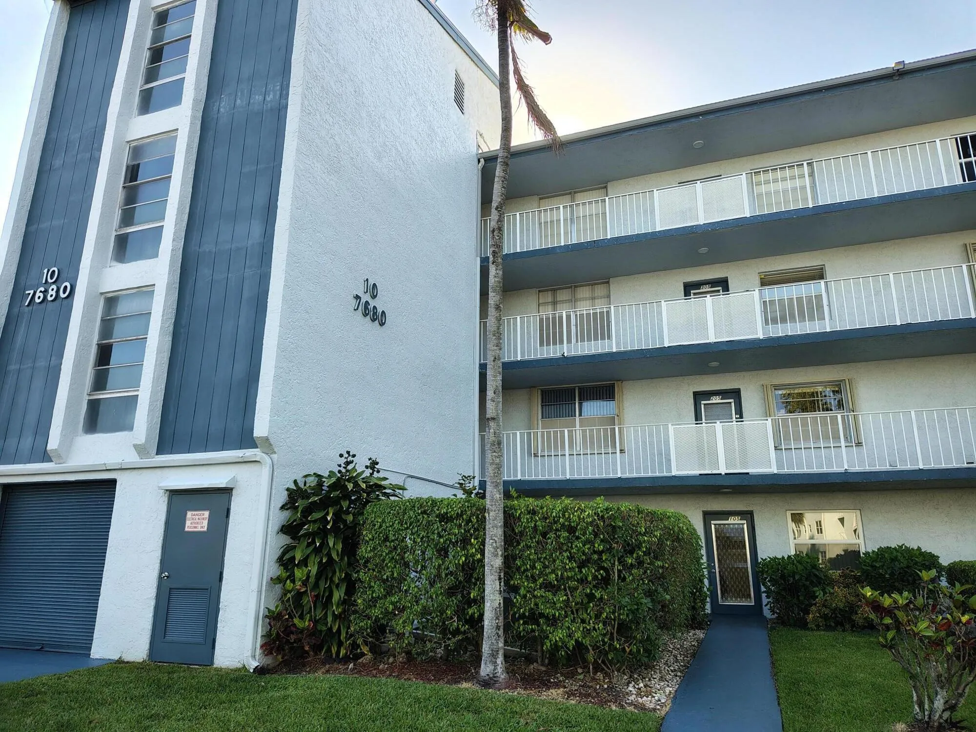 Front of Building and private walkway to the front door of property