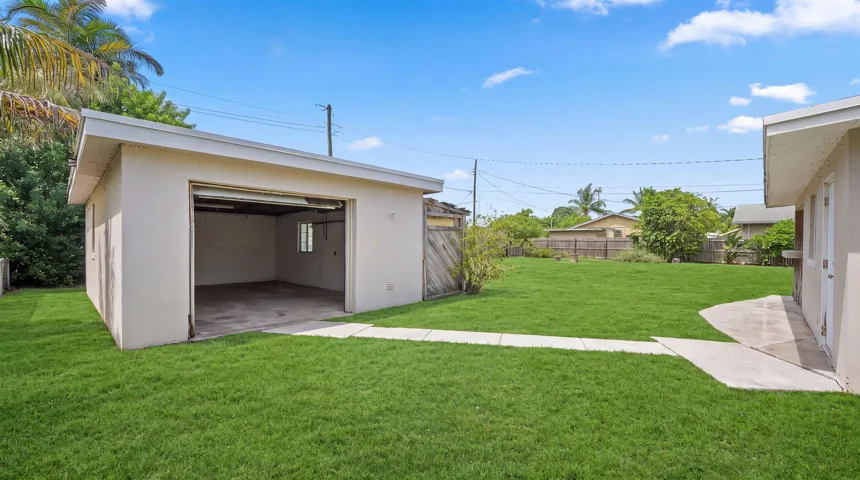 Enhanced Photo Of Detached Garage